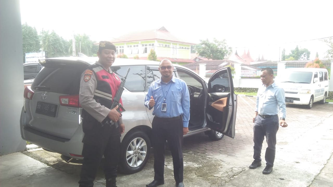 Personil Sat Samapta  Amankan  OBJEK VITAL Di Kota  Lubuk Sikaping,
