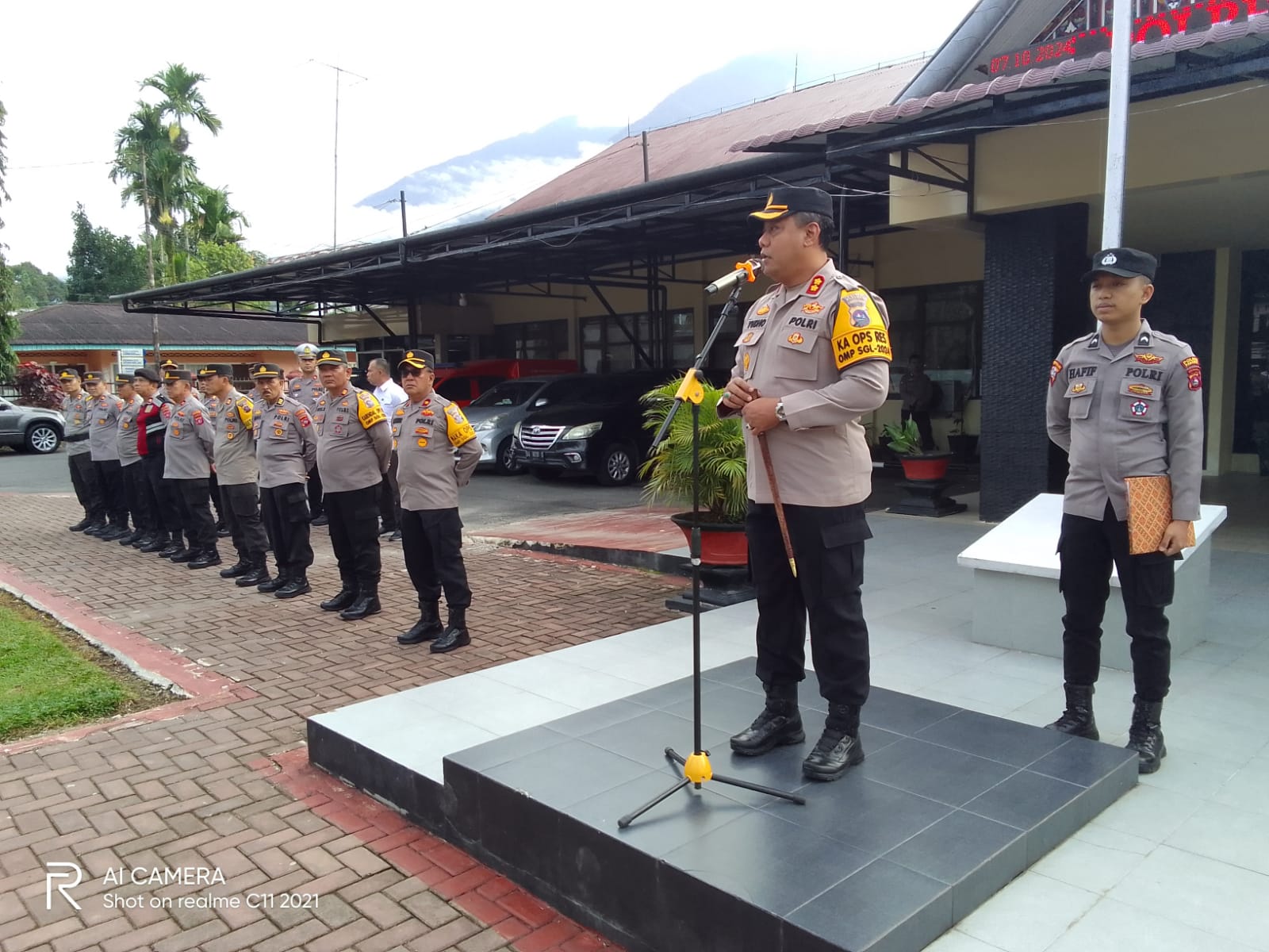 Kapolres Pasaman AKBP yudho Huntoro, S.I.K, M.I.K Jaga Netralitas Polri Dalam Pemilu Serentak  Di Kabupaten Pasaman 2024