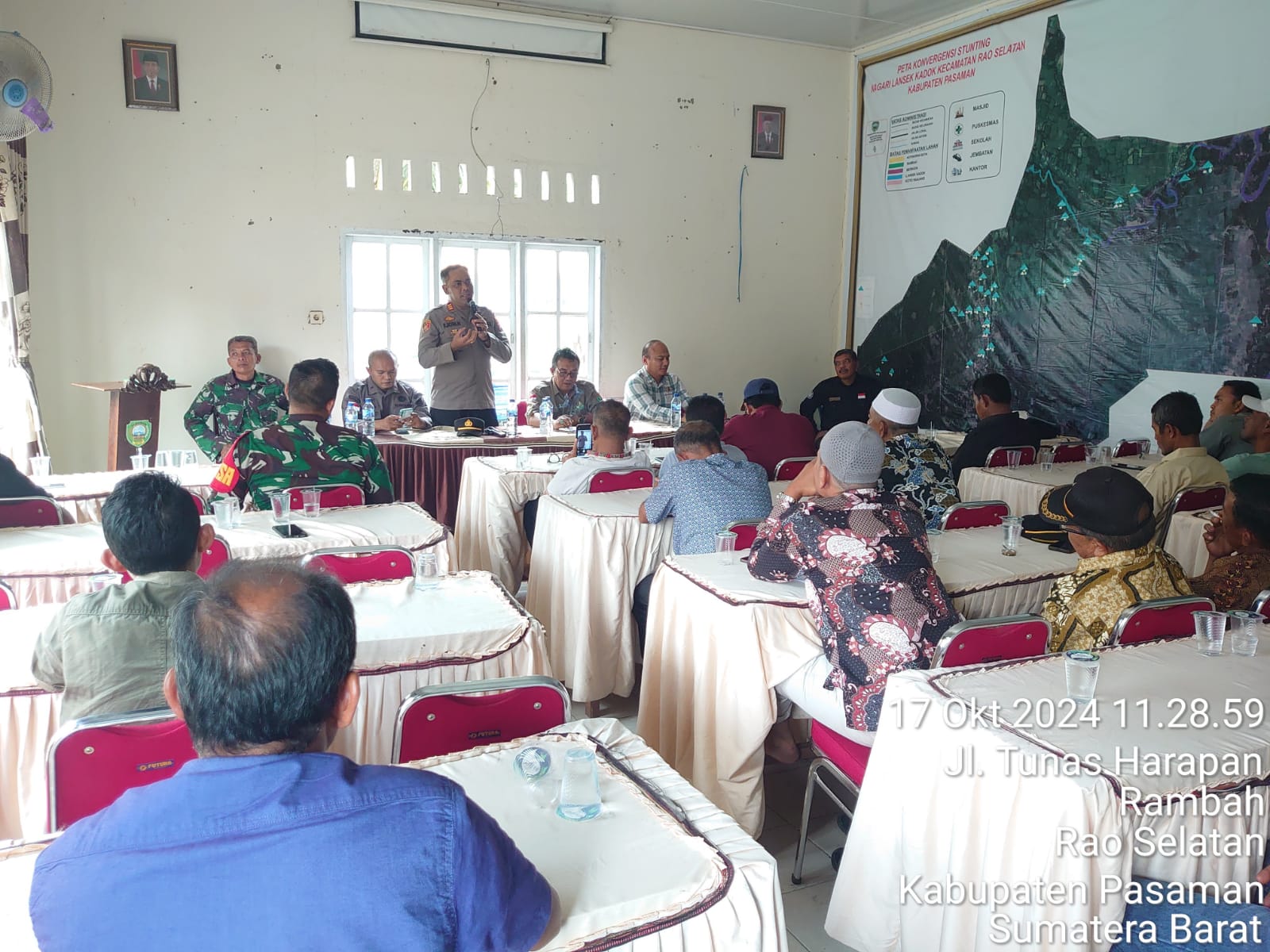  Kapolsek Rao Hadiri Bimtek Dalam Rangka Pelaksanaan RHL P0, P1, dan P2 Tahun 2024