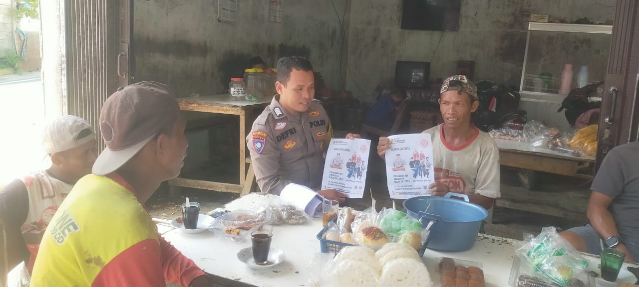  BHABINKAMTIBMAS SAMBANGI WARGA KERJASAMA, SERTA BINLUH / EDUKASI DALAM  UPAYA PEMBINAAN