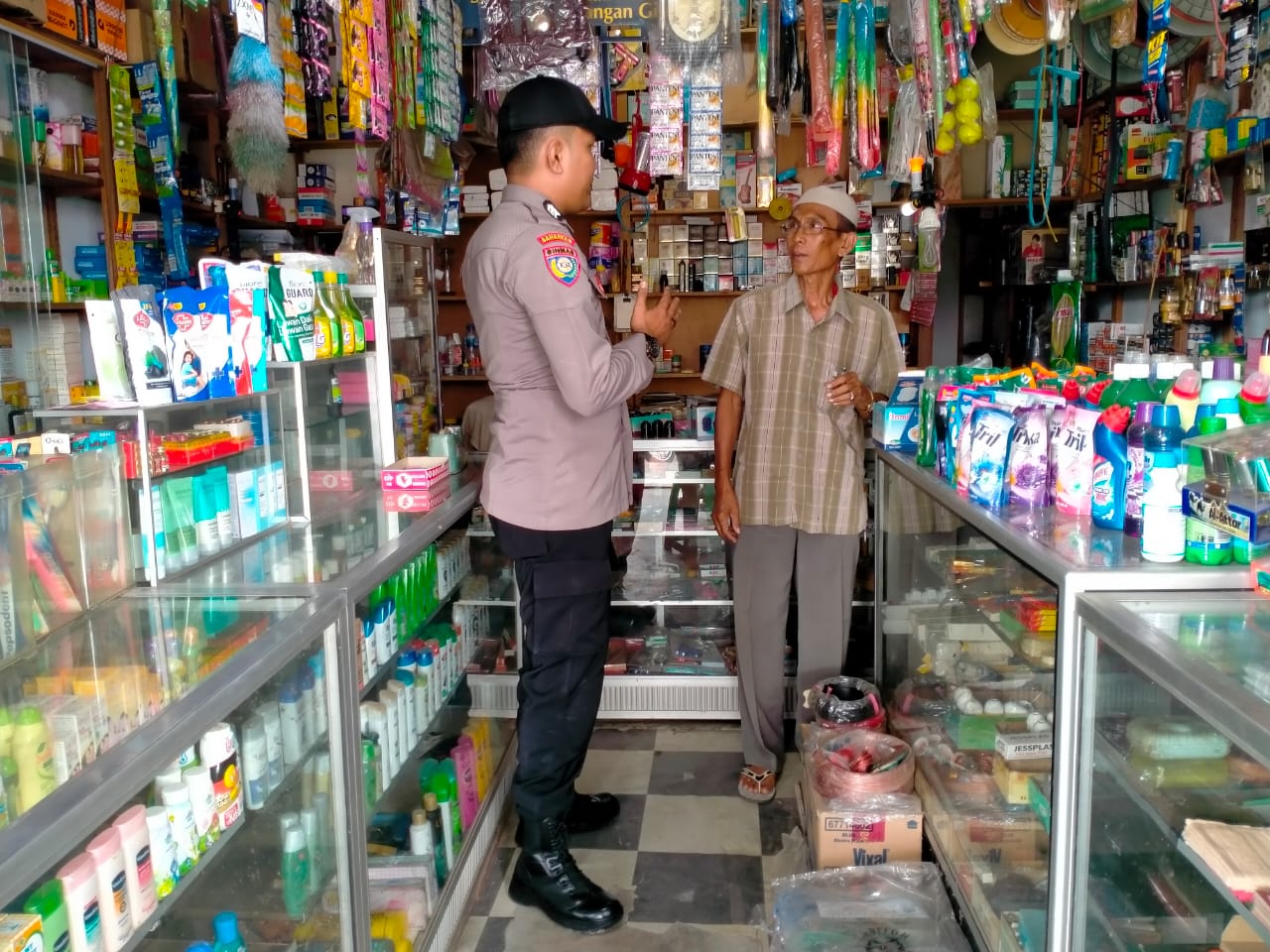 Bhabinkamtibmas Nagari Panti Ajak Warga Binaan  agar bersama sama mendukung program Asta Cita Presiden RI tentang Ketahanan pangan