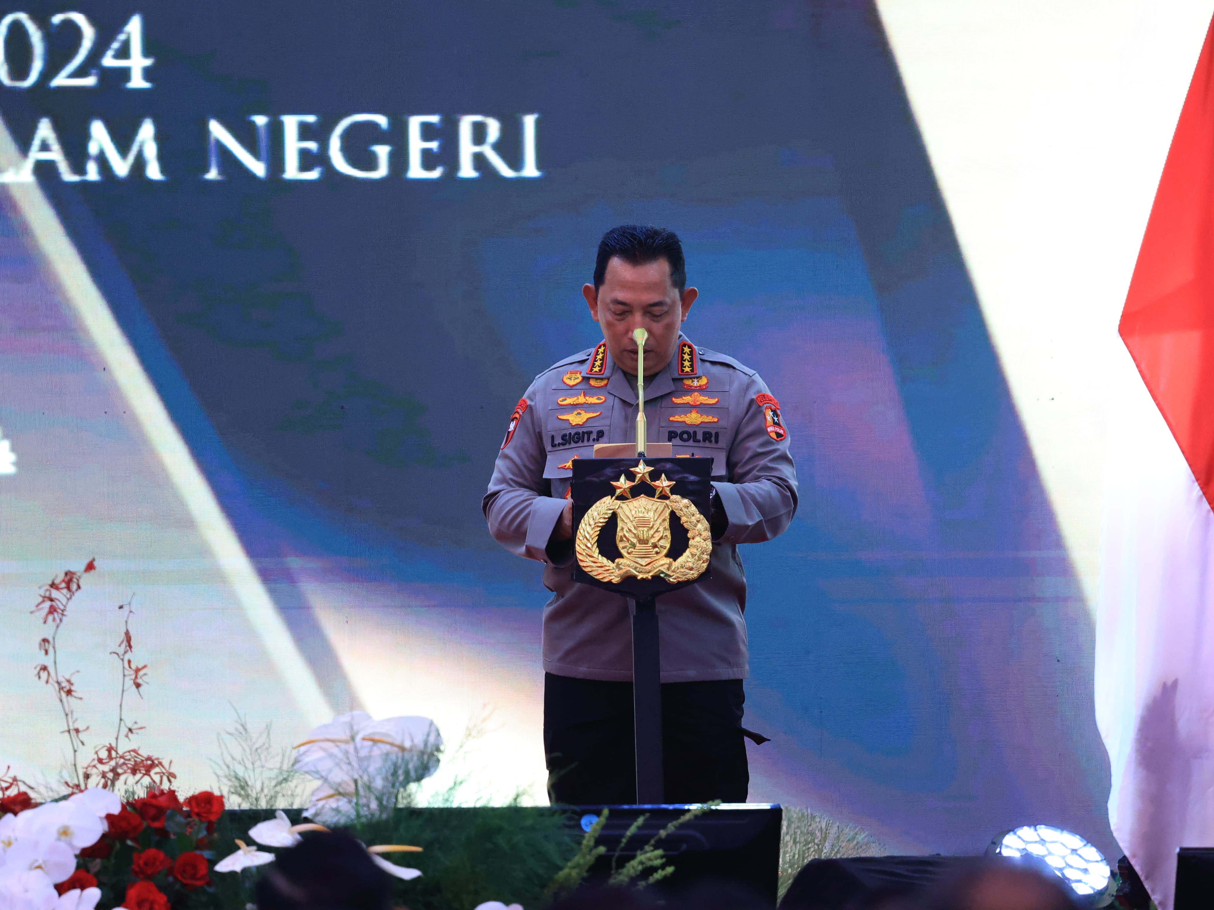 Wujudkan Astacita, Kapolri Laporkan Kepada Presiden Upaya Pengendalian Inflasi