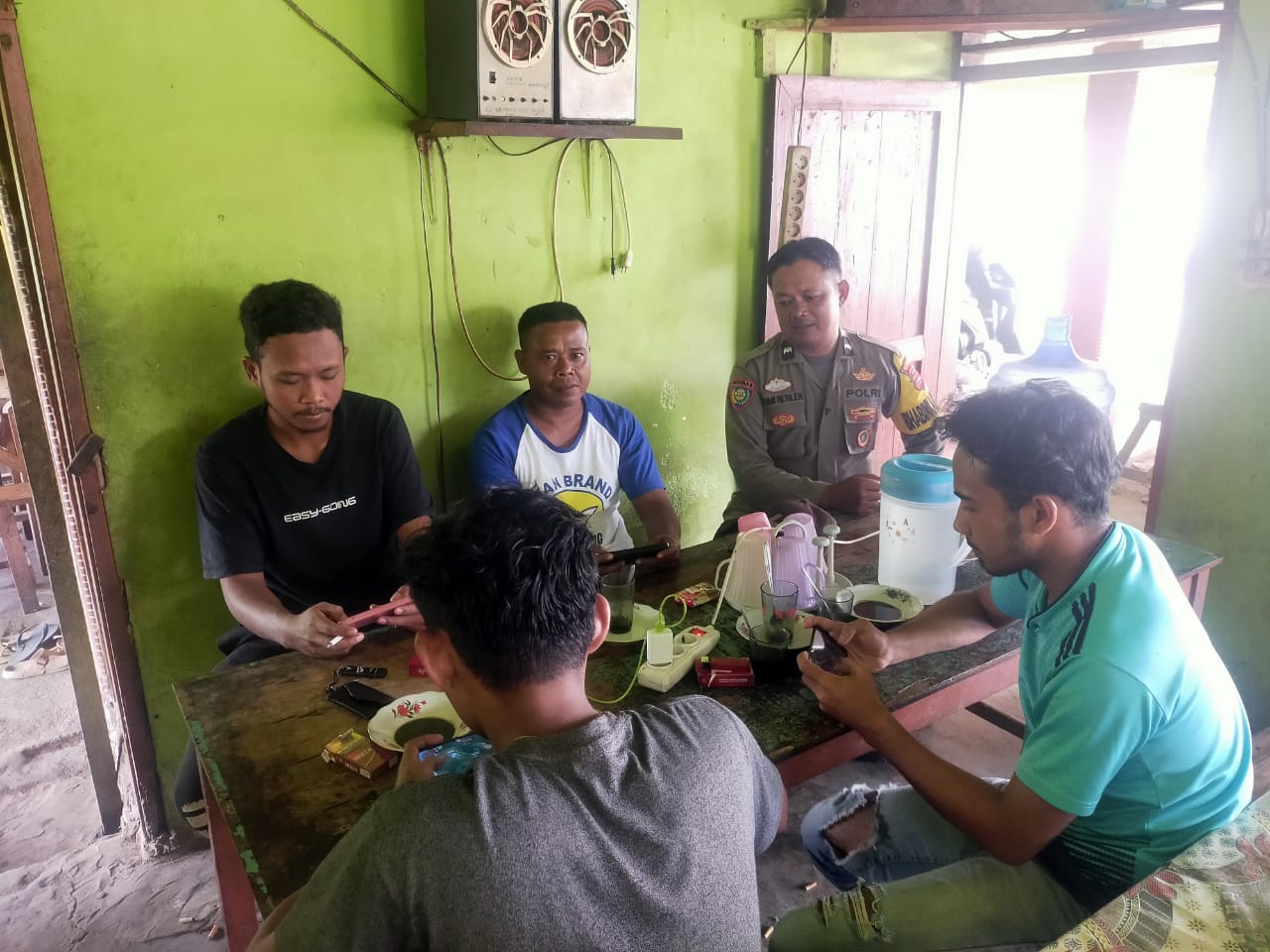 Bhabinkamtibmas Nagari languang DDS / THTS kepada Warga Binaan