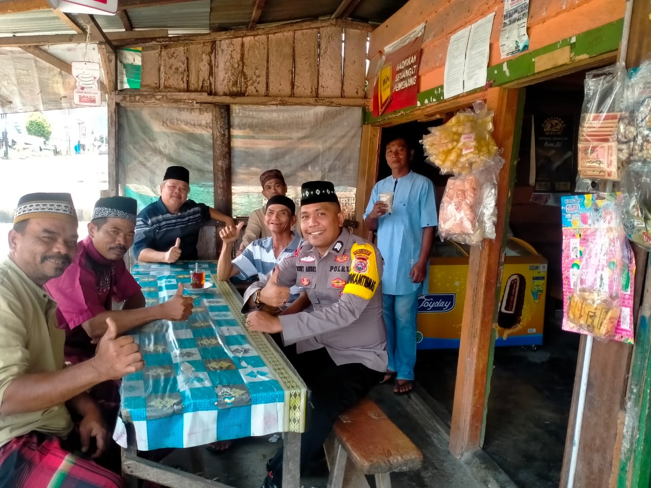 Bhabinkamtibmas Nagari Panti  Mensukseskan Asta Cita Presiden RI tentang Ketahanan pangan
