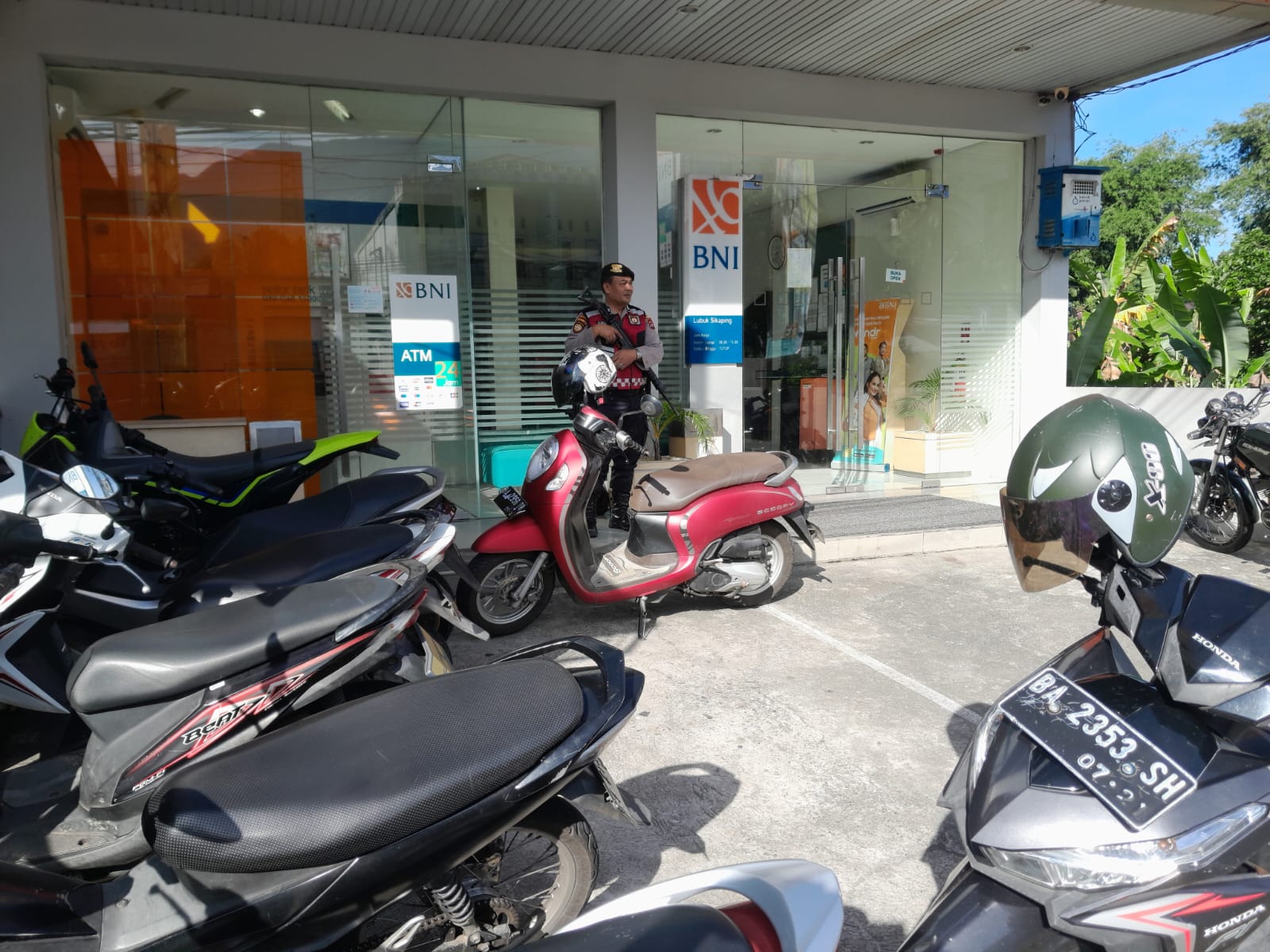 PENGAMAN OBJEK VITAL Bank BRI, Bank Nagari Lubuk Sikaping, Bank Nagari Tapus dan Bank BNI Cabang Pembantu Lubuk Sikaping.