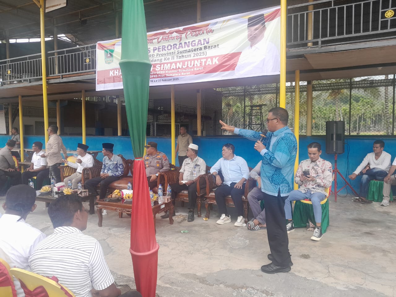 Reses Perorangan Anggota DPRD Provinsi Sumatera Barat Komisi II KHAIRUDDIN SIMANJUNTAK .
