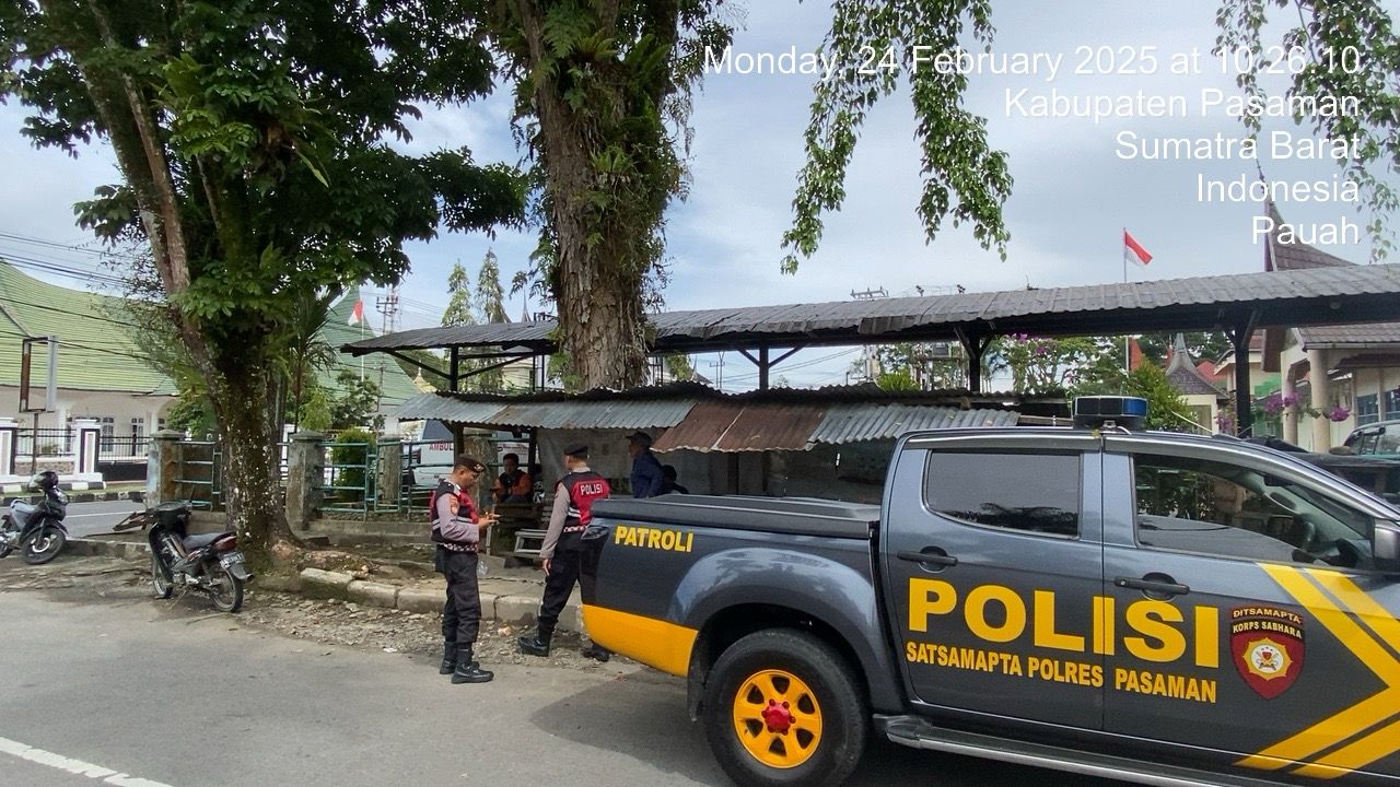 Kegiatan Patroli Dialogis/Preventif dan himbauan Kamtibmas diseputaran wilayah hukum polres pasaman 