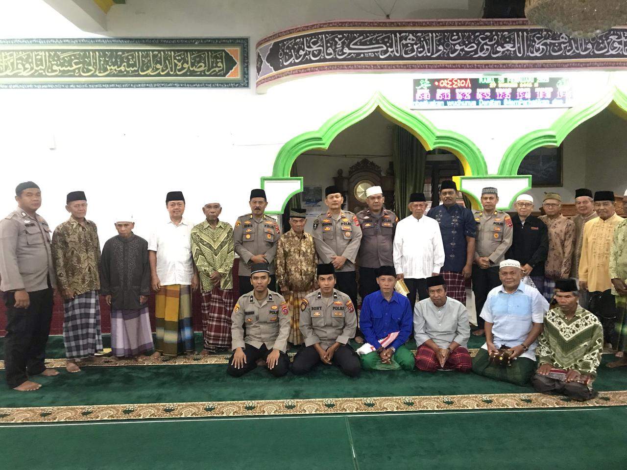 Team VI GSSB Polres Pasaman Serap Masukan Dari Masyarakat Datangi Masjid Jihad Ambacang Anggang Lubuk Sikaping