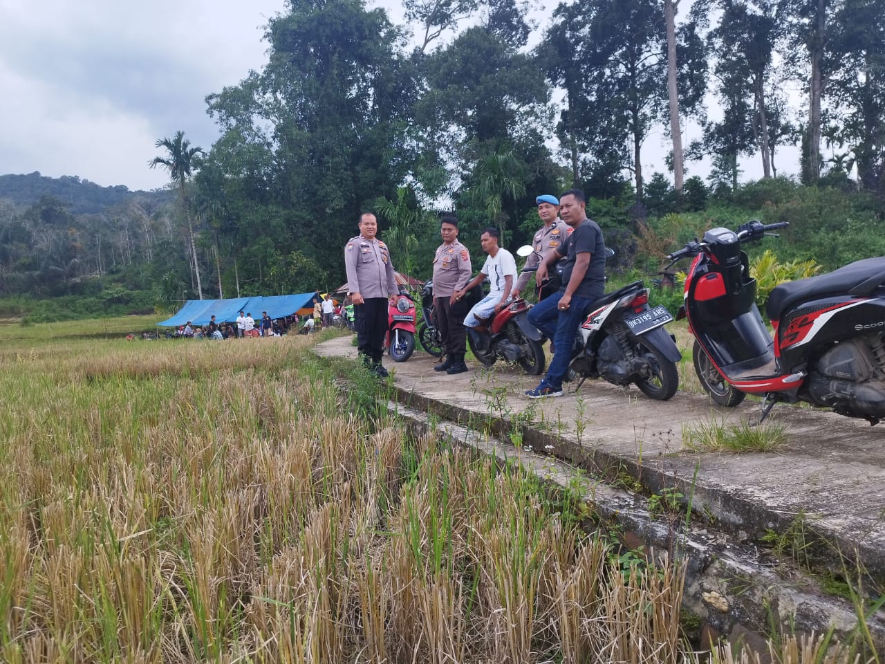 Polsek Dua Koto Antisipasi Balap Liar.di Simpang Tonang, Jorong Tonang Raya Nagari Simpang Tonang