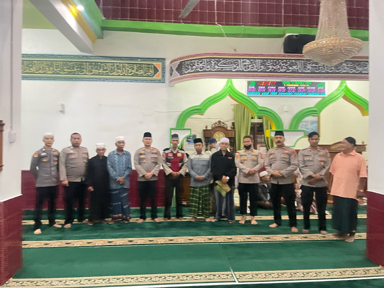 GSSB Polres Pasaman Terima Masukan Dari Masyarakat Datangi Masjid Jihad Ambacang Anggang Lubuk Sikaping
