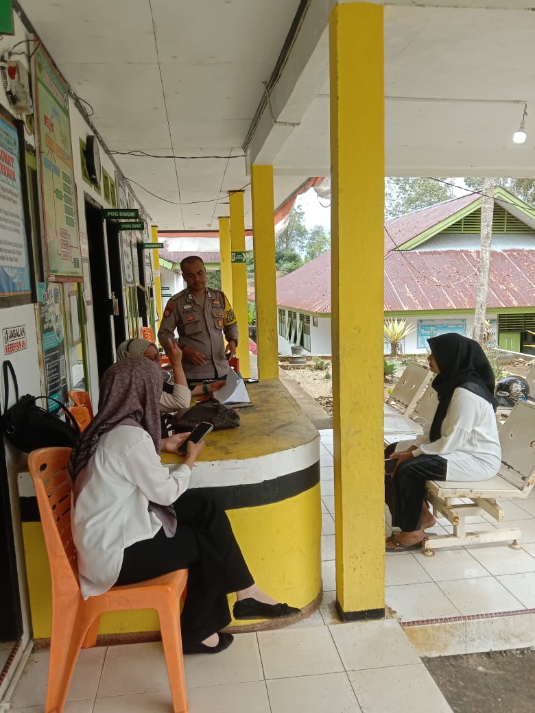 Bhabinkamtibmas Mengajak masyarakat Nagari pintu padang  ikut serta mendukung Program Ketahan pangan