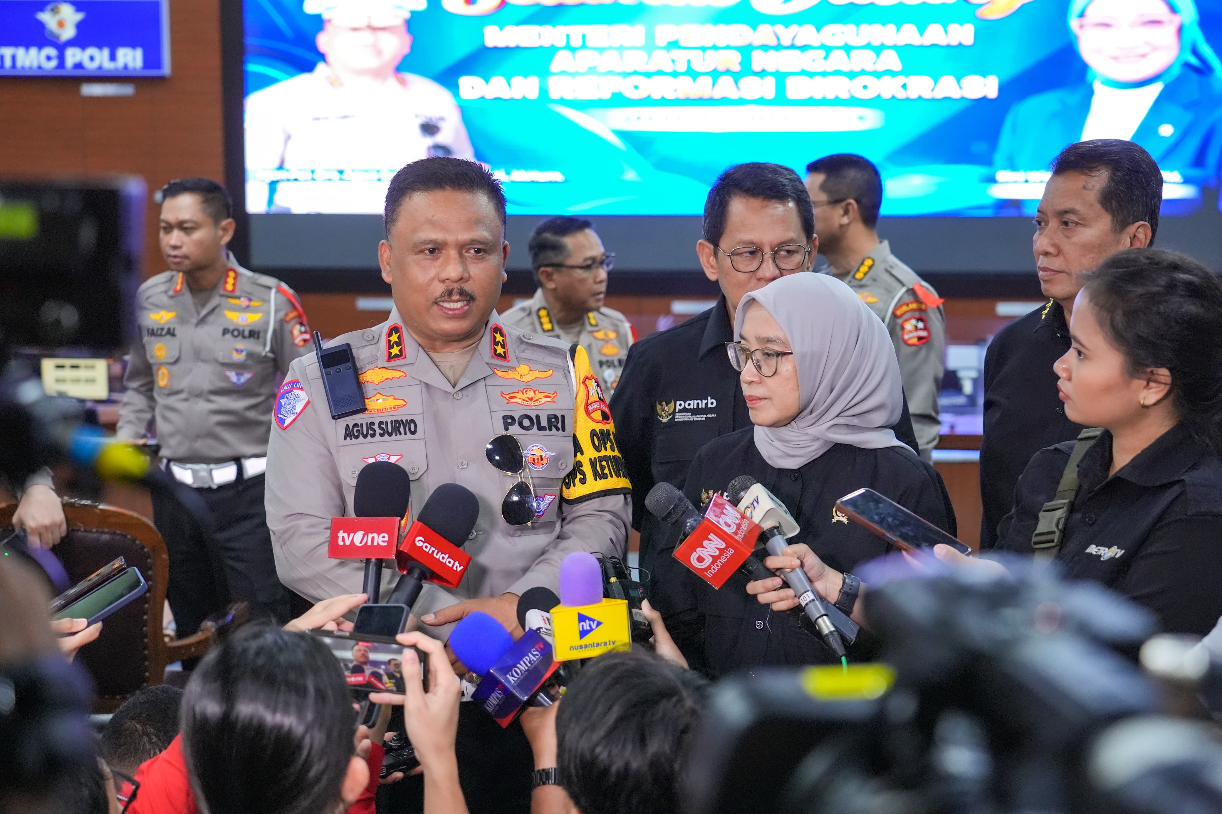MenPAN-RB Apresiasi Sistem Pemantauan Arus Mudik-Balik Lebaran Milik Korlantas: Reformasi Birokrasi dalam Transformasi Digital