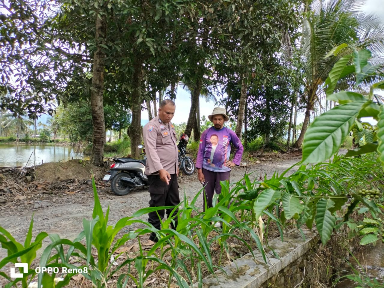 Bhabinkamtibmas Ajak Warga Nagari Koto Nopan Manfaatkan Lahan kosong Sukseskan Program Asta Cita Presiden RI